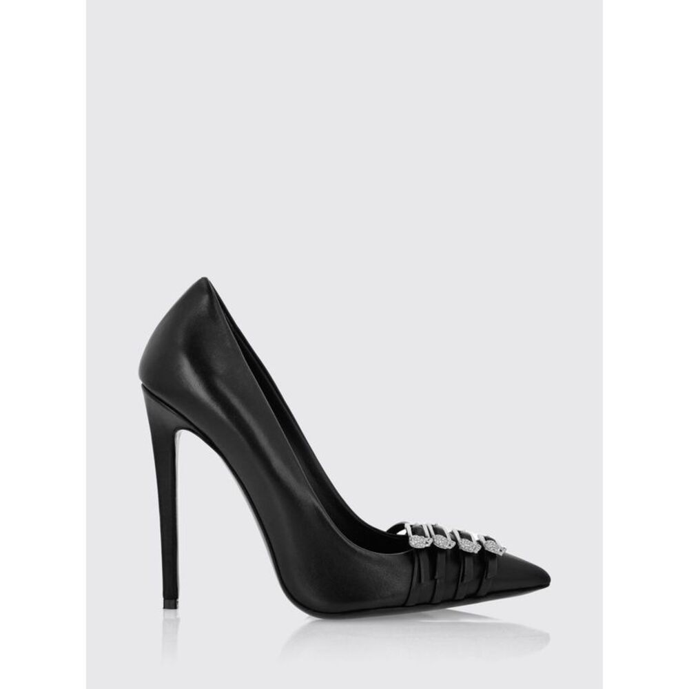 Philipp Plein Nappa Leather Court Shoes With Stiletto Heel And Skull Application